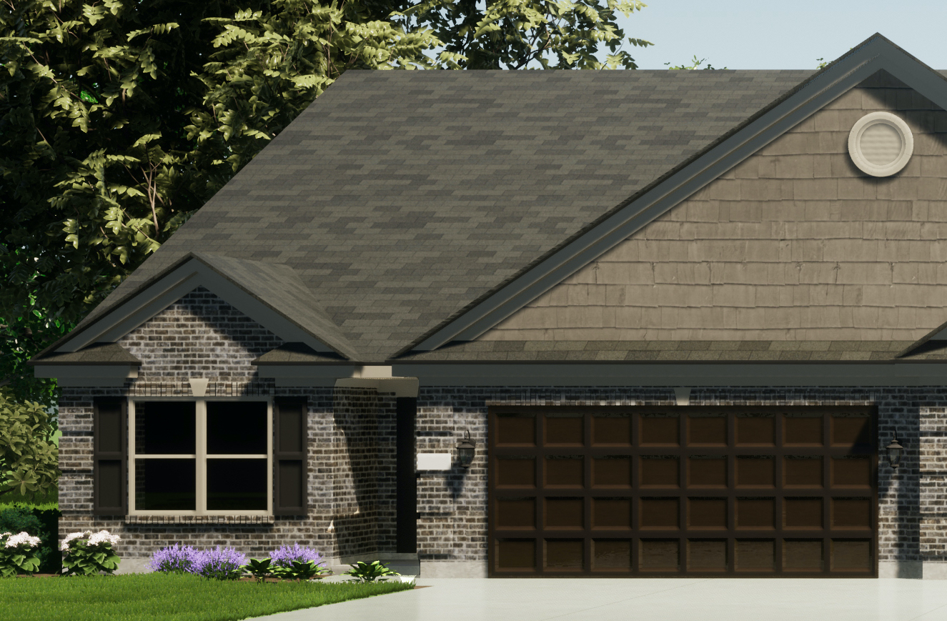 Triplex Front Elevation – LEFT NO PORCH for web